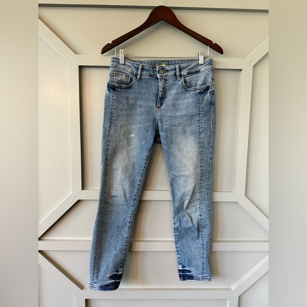 DL1961 Florence Cropped Mid Rise Skinny Jean Size 27